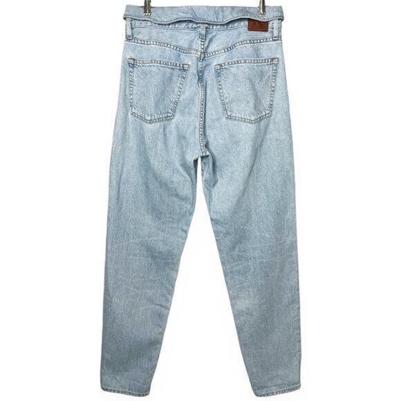 JEAN ATELIER Flip in‎ the Sky High Rise Straight Leg Jeans Size 28 Vintage Wash - Picture 3 of 16